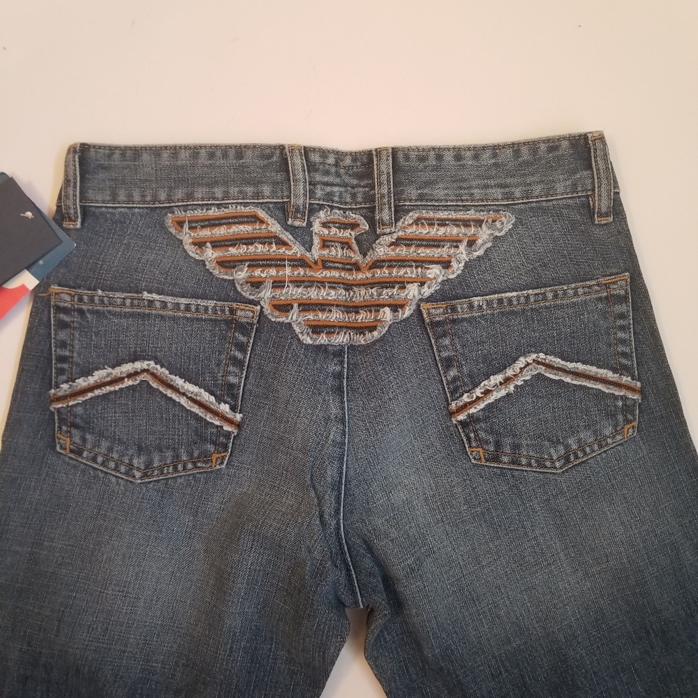 Armani Jeans Denim Logo Size 30 Italy